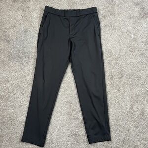 Bonobos Pants L Black Tech Stretch Performance Tapered Casual‎ Comfort Travel